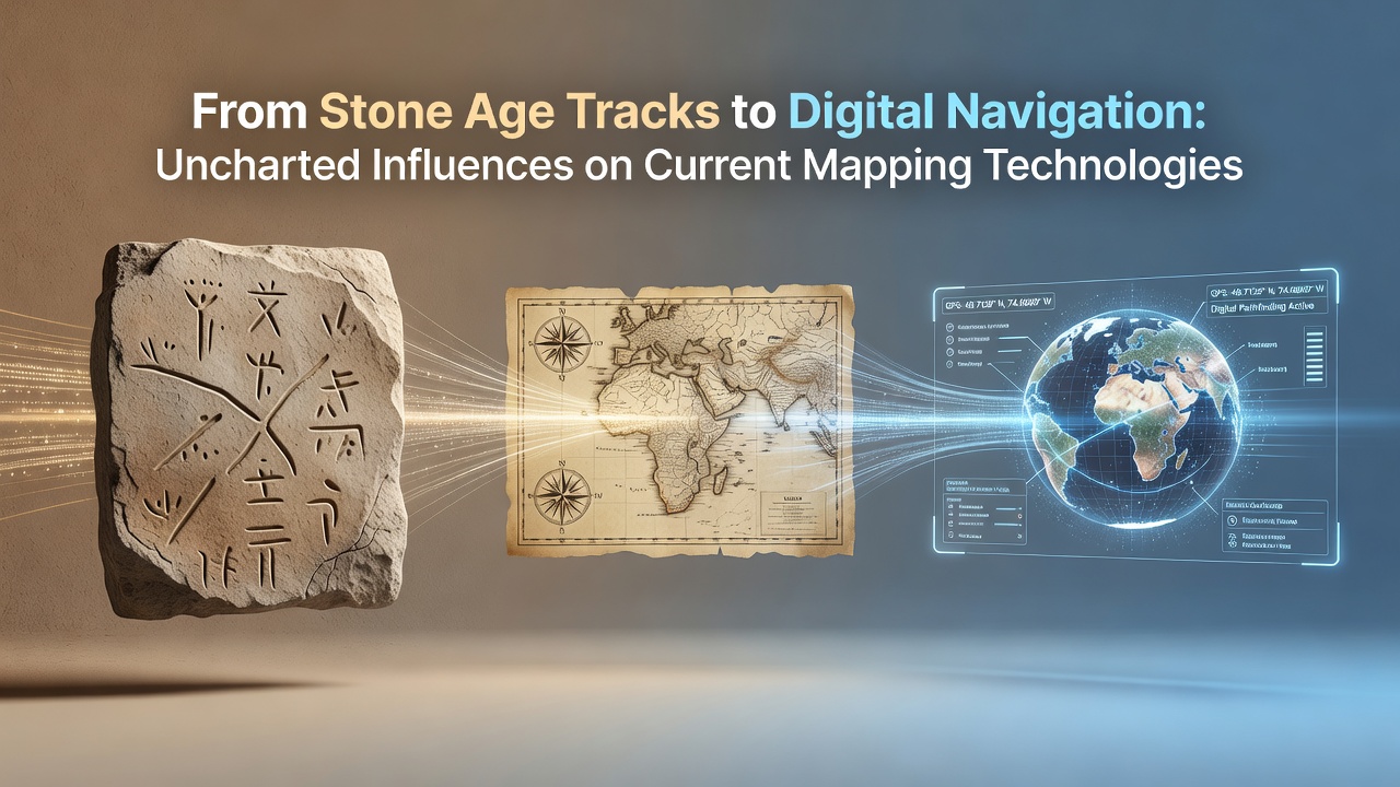 From Stone Age Tracks to Digital Navigation: Uncharted Influences on Current Mapping Technologies